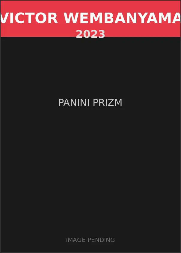 Victor Wembanyama 2023 Panini Prizm Card