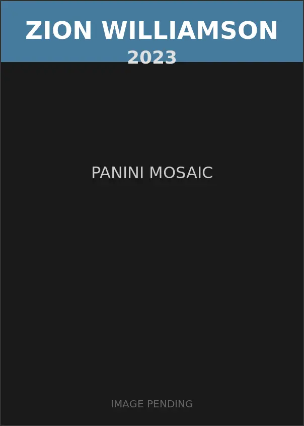 Zion Williamson 2023 Panini Mosaic Card